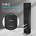 Pikkukuva 2 / 5: 3 in 1 tietokonekaiuttimet mikrofonilla ja USB-konferenssikaiuttimella, minitietokone videoneuvotteluihin