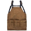 Miniatyrbild 1 av 5: Justerbara Canvas Förkläden Kvinnor Multi-Pocket Förkläden BBQ Kök Slitstarka Förkläden Matlagning Verktyg Förkläden