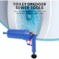 Miniatyrbillede 4 af 5: Luftpistol Afløb Kraftig Manuel Vask Plunger Åbner Rengørings Pumpe til Toilet Badeværelse Køkken Bruser Badekar Rør Mund
