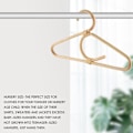 Miniatyrbillede 2 af 5: Rattan Tøj Bøjle Stil Børn Tøj Organizer Rack Børn Bøjle Børneværelse Dekoration Bøjle til Tøj