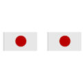 Pikkukuva 1 / 5: 2 kpl Japanin lippu Japanilainen polyesteri Ulkolippu Onnittelut 90 x 150cm