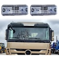 Pikkukuva 2 / 5: 2 kpl 24V LED-visiirivalot Auringonsuojan Valot Kattovalot Actros Mp1 Mp2 Mp3:lle