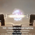 Miniatyrbillede 4 af 5: 10W R7s LED Pære 118mm COB Filament Kold Hvid 6000K 220V Dobbelt Sokkel J118 LED Lineær Rørpære 360 Grader IKKE-Dæmpbar, 2-Pak HIASDF