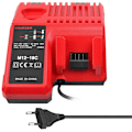 Miniatyrbillede 1 af 5: M12-18C Li-ion batterioplader til Milwaukee 12V 14.4V 18V C1418C 48-11-1815/1828/1840 M18 M14 M12 Lithium batteri