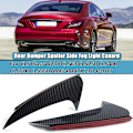 Miniatyrbild 5 av 5: Bakre Canard Spoiler Vent Trim Fiber Bumper Splitter för Class W218 CLS250 CLS400 CLS500 14-17