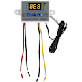 Miniatyrbillede 1 af 5: Termostat og temperaturprogrammering Lille digital termostat, intelligent temperaturkontrolkontakt, forsinket start, omvendt forbindelsesbeskyttelse T