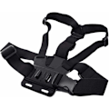 Miniatyrbilde 4 av 5: Brystsele for GoPro Hero 7 6 5 4 3 3 Black Silver Fusion med J-krok - Fullt justerbar stroppstørrelse