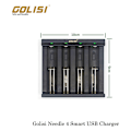 Miniatyrbillede 3 af 5: 4 5V 2A Batterilader USB Nålelader Slots 4 Batterier Til 18650 26650 Aa Aaa Genopladelige Batterier