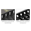 Miniatyrbillede 1 af 5: 4X Batterilader LCD Display 8 Slots Smart Ladere til AA/AAA NiCd NiMh AA AAA Genopladelige Batterier