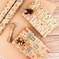 Miniatyrbild 5 av 5: 6 ark presentpapper, födelsedagspresentpapper, festivalpresentpapper, bröllopspresentpapper
