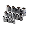 Miniatyrbilde 2 av 5: E Star E4-E24 E-Torx hunntorx hylse sett eksternt sekskant hylsemutter 14 stk