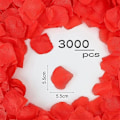 Miniatyrbilde 3 av 5: 3000 roseblader, kunstige blomster, roseblader til seng og valentinsdagdekorasjoner, gifte meg-dekorasjoner, kunstige roseblader
