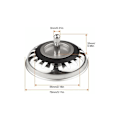 Miniatyrbillede 2 af 5: Klassisk afløbsrist med 79,3 mm diameter, 2 stk. Rustfrit stål Køkkenvask Stop, Universal Køkkenvask Si, Rustfrit stål Anti-Tilstopning Vask Dr