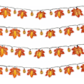 Miniatyrbild 1 av 5: Tackgiving Halloween Batterilåda LED Lönnlöv Fairy Lights Inomhus och Utomhus Dekorativa Fairy Lights 6M 40 Ljus USB Pool Boy (B, One Size)