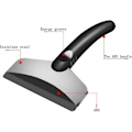 Miniatyrbilde 3 av 5: Autotilbehør Rustfritt Stål Snøspade Skader Ikke Glass, Nødsituasjon Snøspade