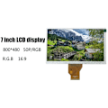 Miniatyrbild 3 av 5: 7.0 Tums 800X480 RGB 50PIN LCD Säkerhets-LCD-Skärm