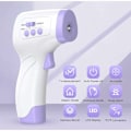 Miniatyrbild 5 av 5: Infraröd Termometer med Feberalarm 2 i 1 Kontaktlös Panntermometer med Minnesfunktion, LCD-display, Infraröd Termometer för Spädbarn Vuxna
