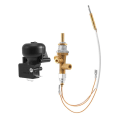 Miniatyrbilde 4 av 5: Gassvarmer for terrasse, kontrollventil, termoelement, sensor, propandumpbryter, knapp, brannpanne, kontroll, sikkerhetspilot, portmontering