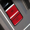 Miniatyrbild 3 av 5: för Golf 8 MK8 2020 2021 Aluminium Central Control Gear Stick Handbrake Switch Button Cover Stickers Blå