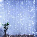Miniatyrbilde 4 av 5: LumiChristmass gardin, 3 x 3M LED lysgardin 300LEDs, 8 lysmoduser, fjernkontrolltimer, vindusdekorasjon, bryllup, hage, rom (