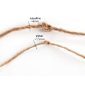 Pikkukuva 2 / 5: 100m Puutarhaköysi 4mm Juteköysi Luonnonvärinen Jute-käsityököysi Koti- ja Puutarha-DIY-koristeluun