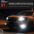 Miniatyrbilde 5 av 5: LED-tåkelyspærer til bil for Forester 2019 2020 2021 LED-kjørelys, vanntett, gult