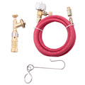 Miniatyrbillede 2 af 5: Til Mapp Gas Turbo Torch VVS Turbo Torch med Slange til Propan Svejselodning