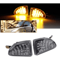 Miniatyrbillede 2 af 5: 2 stk. dynamisk flydende LED-positionslys sideblinklys passer til Smart Fortwo W451