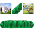 Miniatyrbild 2 av 5: Flätad rep i PP, multistrand, 20 m x 6 mm, grön