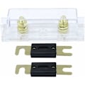 Miniatyrbillede 4 af 5: 100A ANL-sikringholder 100A ANL-sikring Guld Blad Bil Automotive Audio Power Sikkerhedsbeskyttelse Belagt til Gauge 0 2 4
