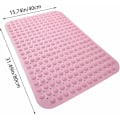 Miniatyrbillede 4 af 5: Bademåtte Hurtigtørrende Brusemåtte 32 x 16 cm Grøn Køkken Brusemåtte Ekstra Stor Brusemåtte Antislip Måtte til Ældre og Børn Badeværelse Dræn Huller