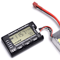 Miniatyrbillede 4 af 5: Digital Batterikapacitetstester, Batterikapacitetsspændingstjekker Tester med LCD-skærm, til LiPo Lithium NiMH Li-ION