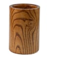 Miniatyrbild 1 av 5: Ätpinnarhållare Cylinder Trä Multifunktionell Köksförvaringsrör 8,5X13Cm, med Avloppshål Lätt att Tömma