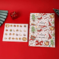 Miniatyrbild 3 av 5: Julkalender, flickor jul 24 dagar nedräkning kalender DIY charm armband blind box, 22 charm pärlor,A
