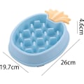 Miniatyrbillede 2 af 5: Langsom Foderhundebolle Anti-Gulping Sund Spisning Stop Bloating Interaktiv Sjov Alternativ Anti-Skrid Hund Langsom Foder Pet Skål D