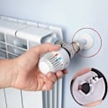 Miniatyrbild 5 av 5: Radiatorrossetter Rörskydd för Radiatorvärme VVS Golv Vägg Hålöverdrag 16mm/20mm/25mm 24st (Vit)