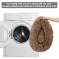Pikkukuva 4 / 5: Donitsi-koiran ja -kissan peti, pehmeä plushipehmuste, liukumaton konepesu, itsestään lämpenevä lemmikkipetti - parempi uni kissoille ja pienille ja keskikokoisille koirille (useita kokoja