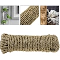 Pikkukuva 2 / 5: Kierretty sisal-köysi 3 säiettä 10 m x 6 mm luonnonvärinen