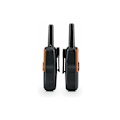 Miniatyrbillede 4 af 5: Langtrækkende Walkie Talkies til Voksne med 22 FRS Kanaler, Familie Walkie Talkie med LED Lommelygte LCD VOX Display til Vandreture, Camping (2 Pak Oran