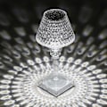 Miniatyrbillede 4 af 5: 16 farver touch krystal bordlampe USB dæmpning romantisk sengelampe dekorativ bordlampe til restaurant bar