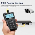 Miniatyrbilde 3 av 5: PoE Spenning og Strøm Tester med NF-488 Kabel Tester