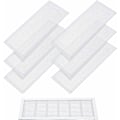 Miniatyrbillede 2 af 5: 6 Pak Gulvblæserdæksel Rektangulært Blæserdæksel PVC Magnetisk Ventilation Mesh (Hvid, 10.16 x 25cm) - DENUOTOP