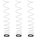 Miniatyrbillede 1 af 5: 3X 3D-printerpen Filament 1.75mm PLA 10M (Sort Plade)