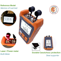 Miniatyrbilde 4 av 5: Bærbar optisk multimeter E-200 fotometer med VFL, testrekkevidde: -70 dBm til +6 dBm