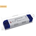 Miniatyrbillede 4 af 4: 5A 60W LED strømforsyning, 60W LED transformer LED driver DC 12V 5A, Universal DC AC reguleret switching strømforsyning 2stk