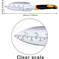 Miniatyrbilde 2 av 5: Hagespade i rustfritt stål for planting, omplanting, luking, flytting
