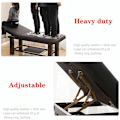 Miniatyrbilde 3 av 5: 1 stk Heavy Duty Justerbar Sofa Hengsel Vegg Seng Triangelbrakett Folding Løftemekanisme