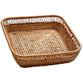 Miniatyrbillede 1 af 5: Flettet Opbevaringskurv Rattan Brød Frugtkurve Service til Køkken Kontor Slik Diverse Organiser, A