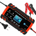 Miniatyrbillede 1 af 5: Intelligent bil- og motorcykelbatterioplader 8A 12V/24V, bilbatterioplader vedligeholdelsesenhed, 3-trins batterioplader og automatisk reparationsfunktion Tr