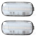 Miniatyrbilde 1 av 5: 2 stk LED-linse sidemarkør blinklys for A4 S4 B6 B7 A6 C5 TT A8